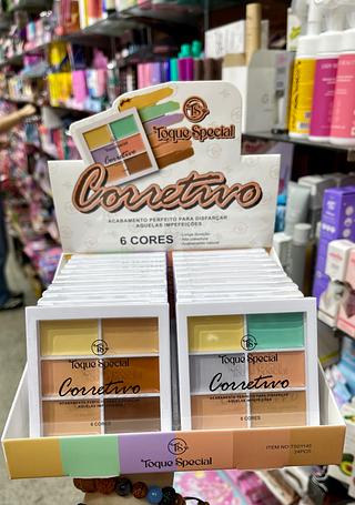 Paleta de corretivo 6 cores toque special