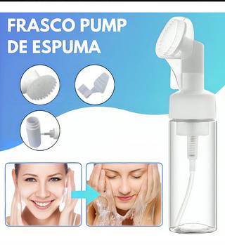 Frasco Pump Espumador Skin Care Massageador Facial 120ml