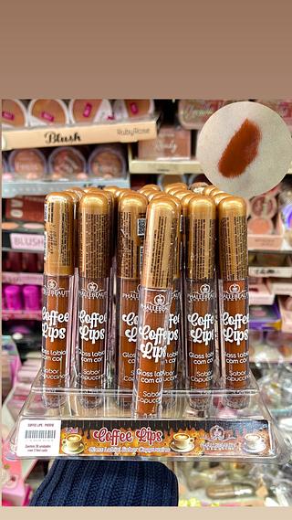 Coffee Lips gloss labial sabor cappuccino café phallebeauty