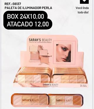 Paleta quarteto de iluminador Sarah’s Beauty