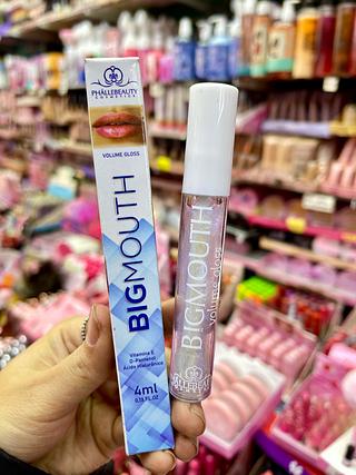 Volume gloss bigmouth phallebeauty lip volumão vitamina E D-pantenol ácido hialurônico Rainbow
