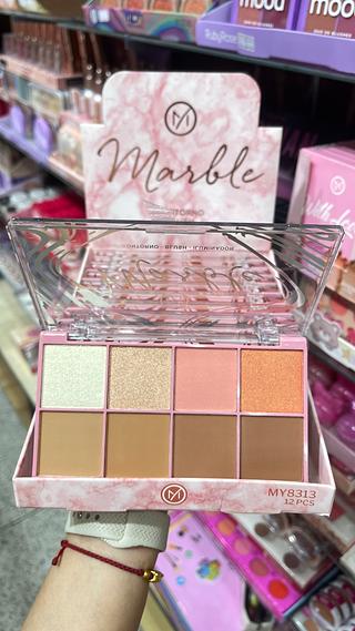 Paleta iluminador contorno blush 3em1 mylife