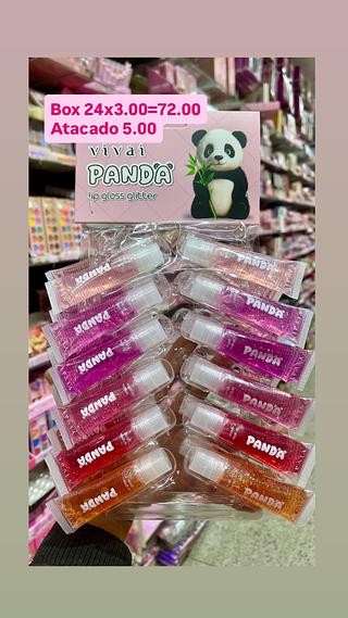 Lip gloss glitter panda vivai