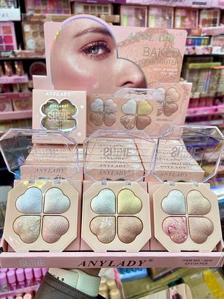 Paleta Quarteto de iluminador baked Anylady