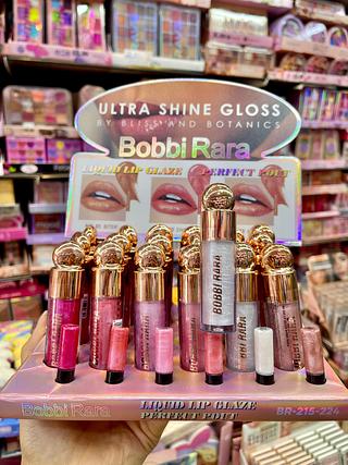 Lip gloss líquido lip glaze bobbi rara ultra shine brilho labial