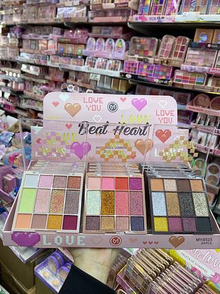 Paleta de sombra com glitter my life