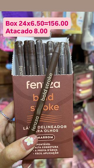 Lapis delineador para olhos marrom fenzza