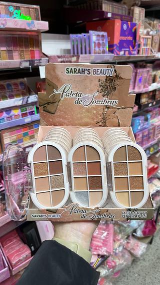 Paleta de sombras Sarahs Beauty