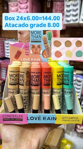 Corretivo líquido colorido more than LOVE RAIN