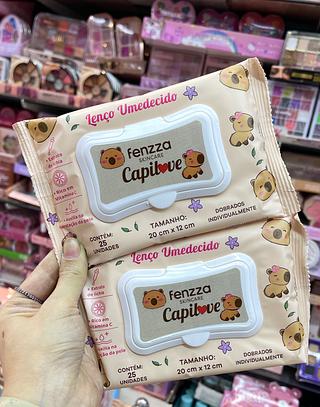 Lenço umedecido demaquilantes Capivara fenzza