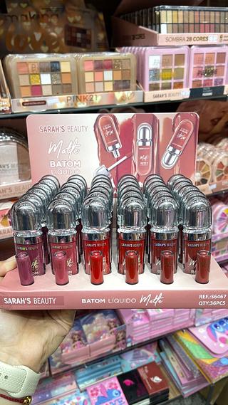 Batom líquido matte Sarah’s Beauty formato kiko
