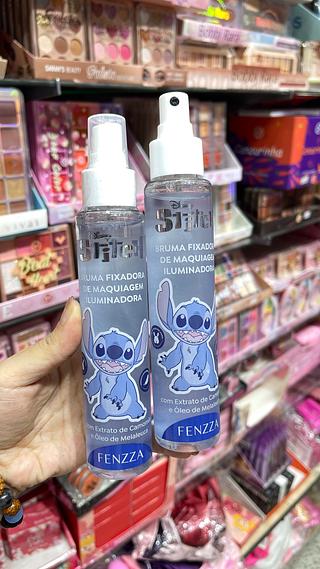 Bruma fixadora de maquiagem iluminador stitch fenzza
