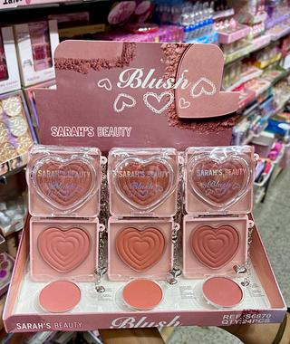 Blush com cheiro Sarah’s beauty