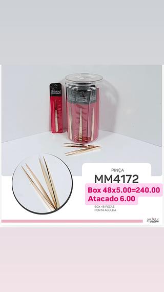 Pinça Solingen Designer Sobrancelhas Reta Estreita Dourada