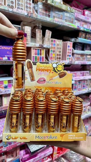 Lip oil mel com chaveiro mocoallure