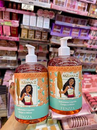 Sabonete líquido corpo e mãos moana fenzza