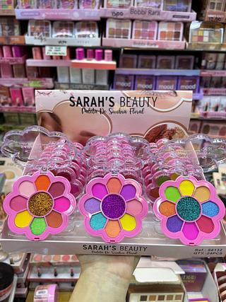 Paleta de sombra flor Sarah’s Beauty infantil
