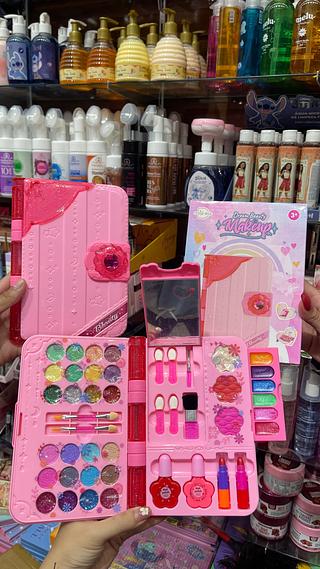Kit maquiagem infantil livro dream beauty