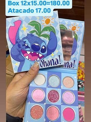 Paleta de sombras c/ 9 cores Stitch