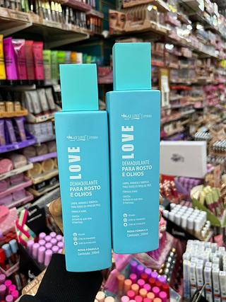 Demaquilante para rosto e olhos limpa hidrata E tonifica para todos os tipos de pele 290ml MAX LOVE
