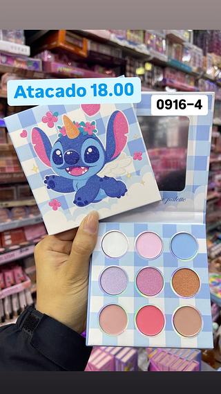 Paleta de sombras c/ 9 cores Stitch