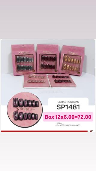 Unhas postiças sabrna sato