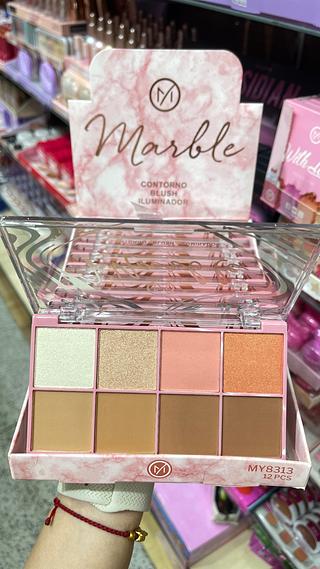 Paleta facial Multi face blush iluminador contorno my life