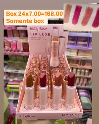 Batom Satin Lip luxe ruby rose linha rosa grupo 2