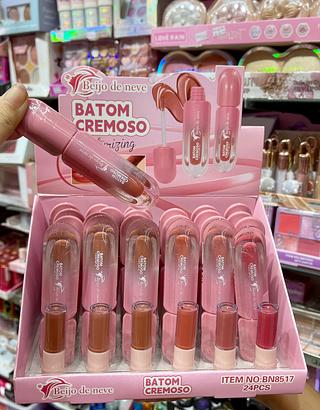 Batom líquido cremoso beijo de neve
