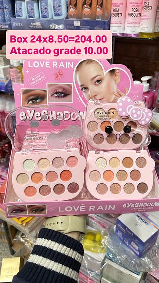 Paleta de sombra 12cor ele shadow love rain