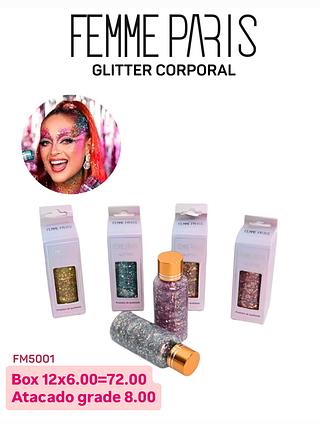 Glitter corporal femme raris