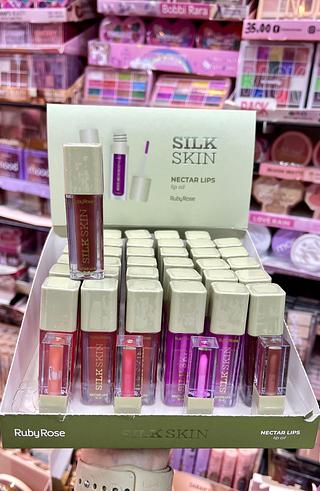 Lip oil silk skin ruby rose