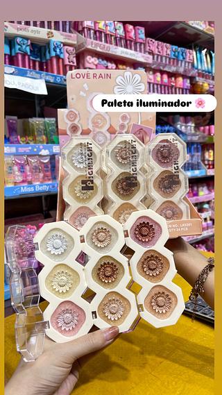Paleta iluminador 🌸LOVE RAIN