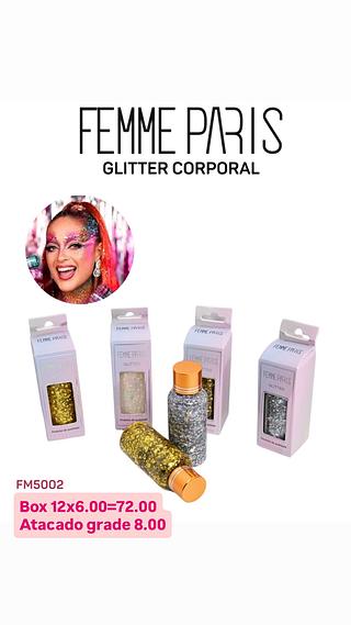 Glitter corporal femme raris