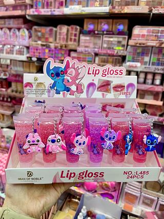 Lip gloss bisnaga com chaveiro iman of Noble