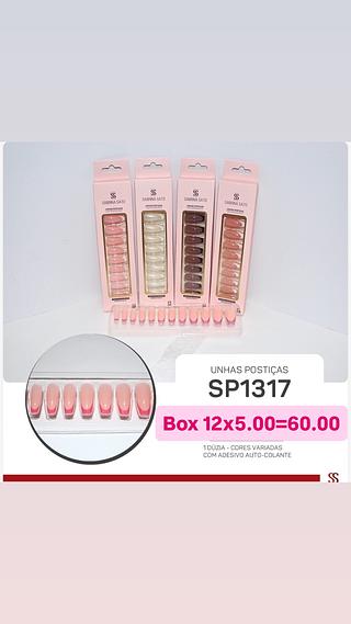 UNHAS POSTICAS COM 12PCS SABRNA SATO