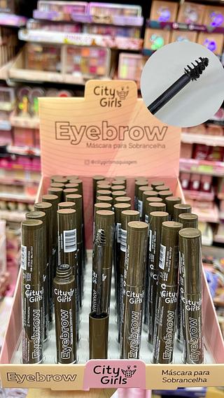 Máscara para sobrancelha marrom eyebrow city girls