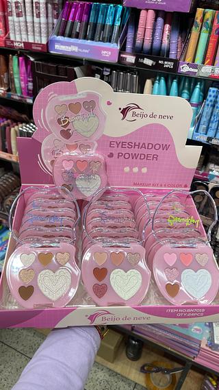 Beautitul paleta de sombras beijo de neve