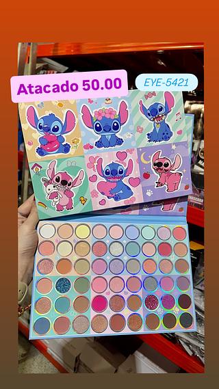 54 color eyeshadow palette stitch sombras