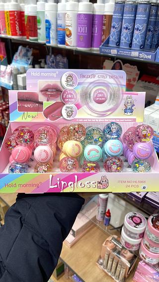 Lip Gloss duo spinner Labubu Hold morning