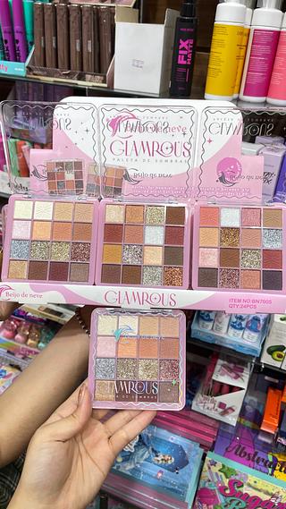 Paleta de sombras nude beijo de neve