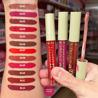 Batom líquido comfort lips silk skin ruby rose grupo 2 cor 7 as 12