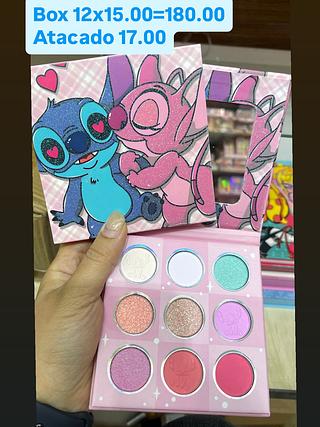 Paleta de sombras c/ 9 cores Stitch