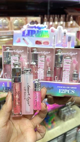 Kit gloss Brilho &hidratante labial