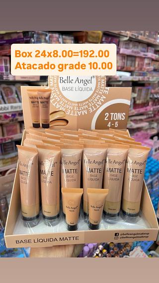 Base líquido belle angel c/2 tons 4-5