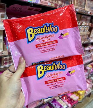 Lenço umedecidos micelar cheirinho de morango beautyloo