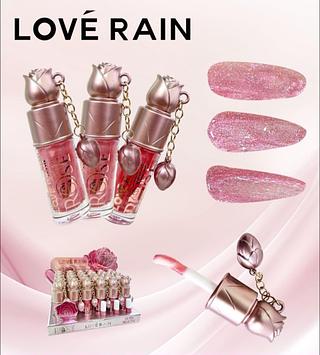 Lip gloss rose LOVE RAIN