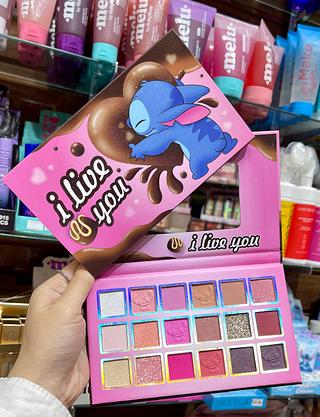 Paleta de sombras Stitch c/ 18cores