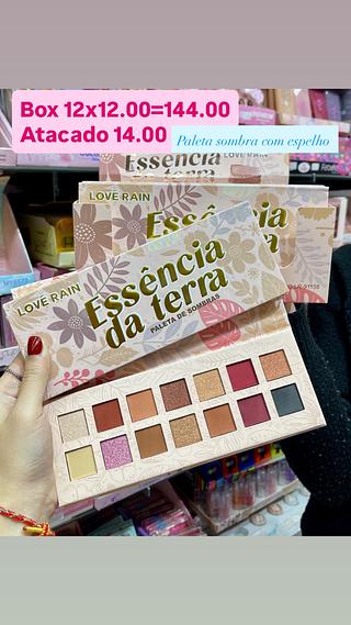 Essência da terra paleta de sombras LOVE RAIN