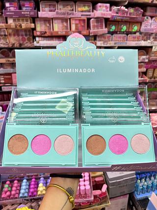 Paleta trio de iluminador phallebeauty